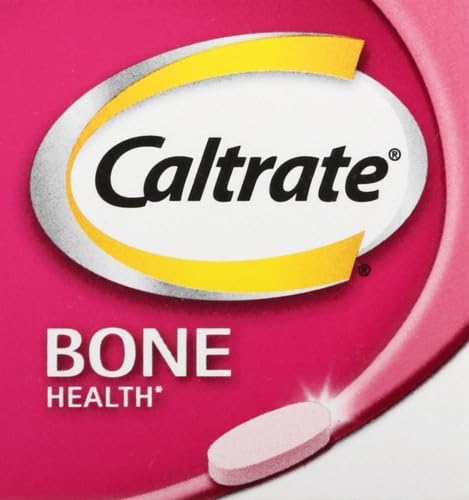 Caltrate 600 Plus D3 Calcium and Vitamin D Supplement Tablets, Bone Health Supplements for Adults - 60 Count (Pack of 4)