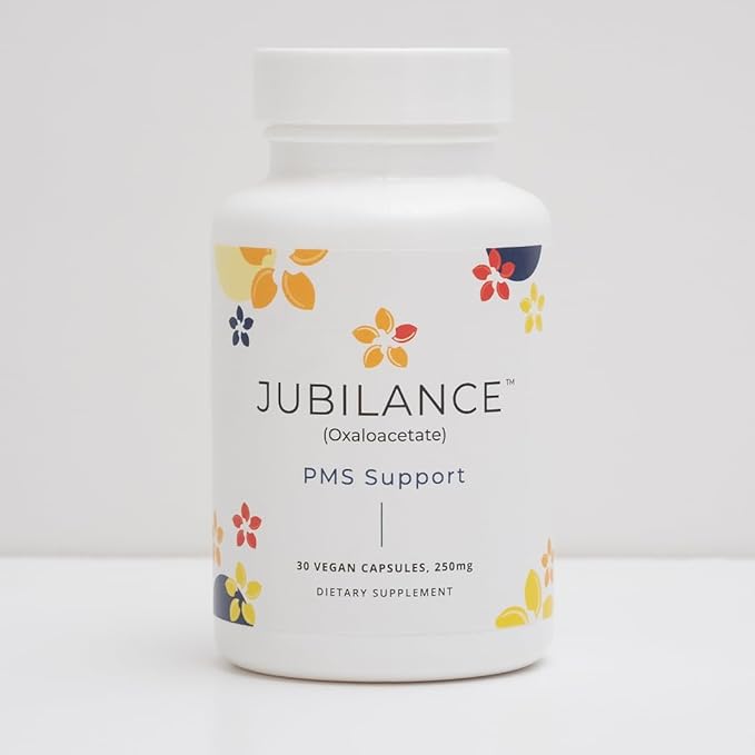 Jubilance PMS Support - Oxaloacetate PMS Relief Vitamin for Women (New Look, Same Clinically Proven Formula)