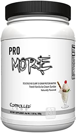 CONTROLLED LABS Bundle - Orange Triad (30 Serv), Orange Oximega Fish Oil (120 softgels), PROmore Protein (27 Serv) French Vanilla Ice Cream Sundae