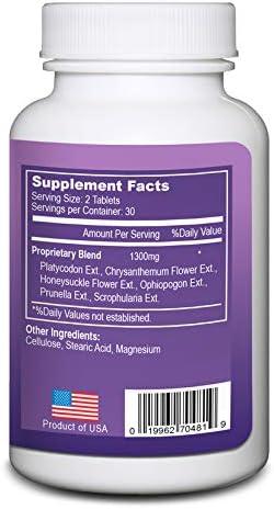 LIG Ovarian Health - Natural Supplement (60 Tablets) - Shrink Ovarian Cysts - Balance Hormone Levels - Maintain Ovarian Health - Honeysuckle Flower