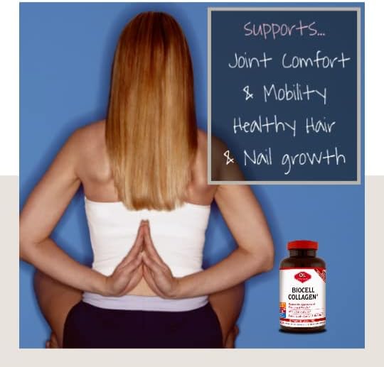 Olympian Labs Biocell Collagen II 1500mg Supplement Capsules Non-GMO, Gluten-Free, Allergan-Free - Supports Skin & Joint Health and Cartilage Producing Cells - 100 Capsules (33 Day Supply)