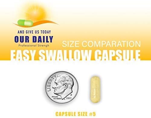 Our Daily Vites L-Methylfolate B Complex Cofactors & Essential Amino Acids (7.5mg) - Active Folate, Methylated B12 Methylcobalamin, B6 and Glycine - 60 Count
