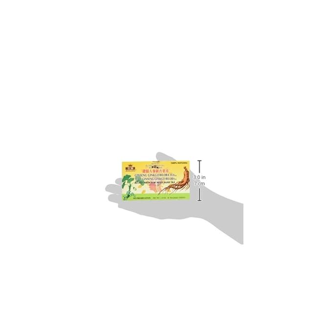 Royal King Ginseng Ginkgo Biloba Tea (20 Tea Bags) - 3 box pack