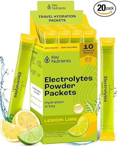 KEY NUTRIENTS Electrolytes Lemon Lime 20’s Stick Packs