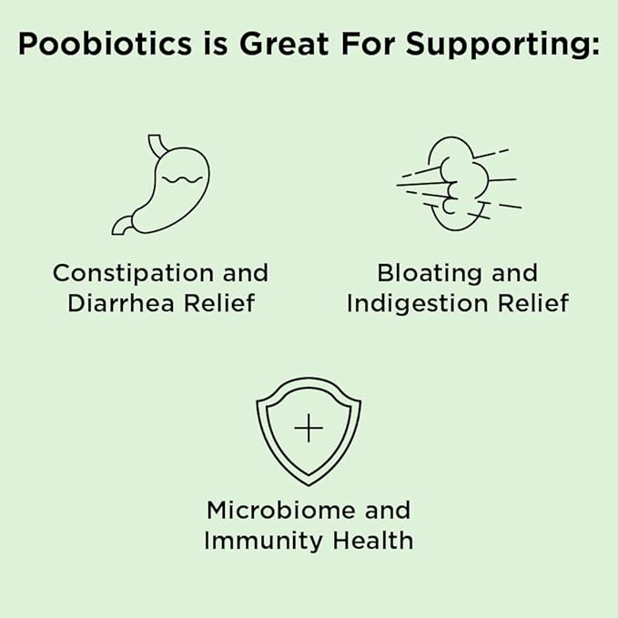 nbpure Poobiotics, Vegan Pre & Probiotics – Gut Health & Microbiome Balance Support for Men & Women – Supports IBS, Diarrhea, Constipation, Leaky Gut Relief – Lactobacillus & Bifidobacterium