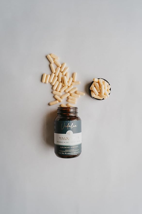Magna Plus Magnesium Bisglycinate Blend, Magnesium Citrate, Zinc, Vitamin K2 and Vitamin D3. Vidalia by The Mix SUPERFOODS 90 Servings