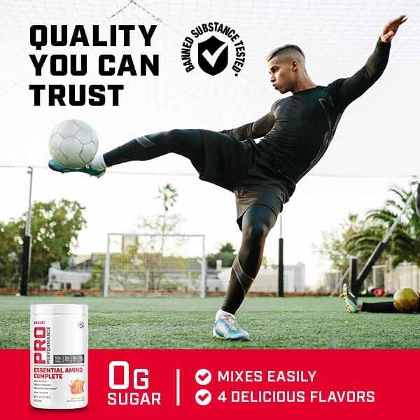 GNC Pro Performance Essential Amino Complete, Strawberry Banana, 15.87 oz., Supports Muscle Recovery