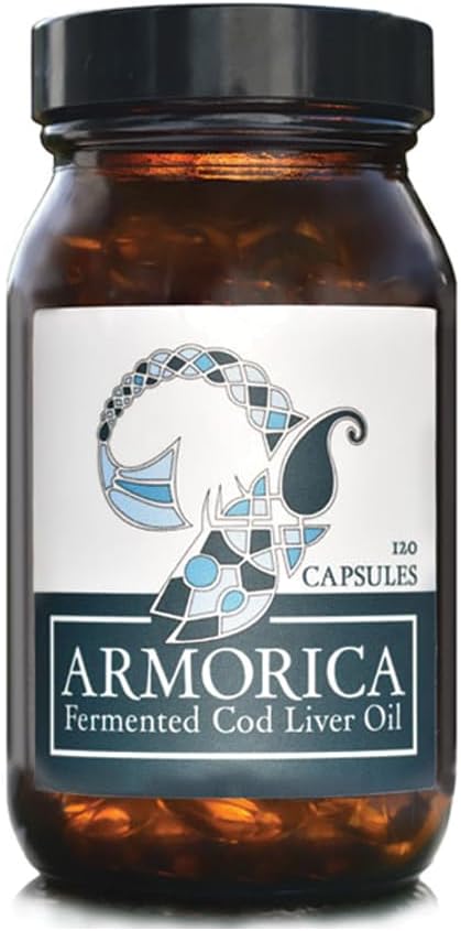 Fermented Cod Liver Oil & Wild Marine Collagen Powder - Natural Source of Omega-3's, Fat Soluble Vitamins, and Collagen Peptides.