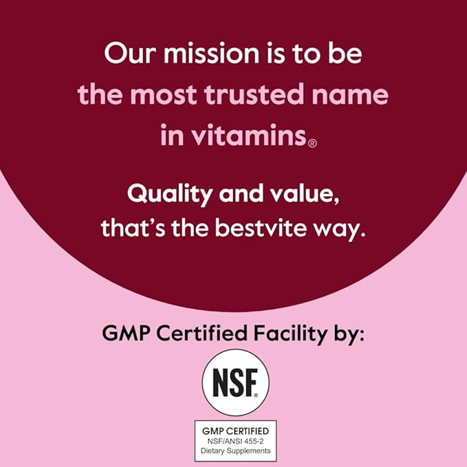 BESTVITE Quercetin with Bromelain 500mg/250mg (120 Vegetarian Capsules) - No Stearates - No Silicon Dioxide - Vegan - Non GMO - Gluten Free