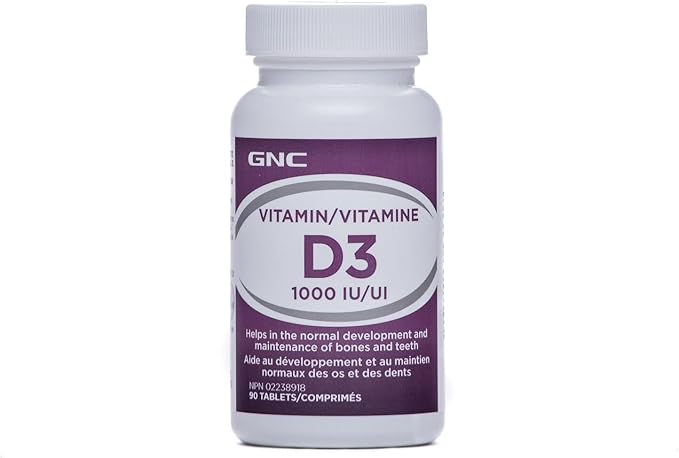 GNC Vitamin D-3 1000 IU (180 TABLETS)
