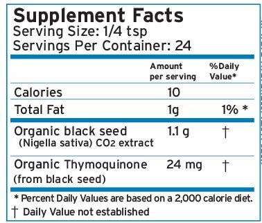 Zatik Naturals - Organic Black Seed Full Spectrum Supercritical Liquid Extract, Maximum Antioxydant Strenght, 1 Fl Oz