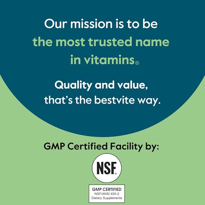 BESTVITE Vitamin B-2 100mg (240 Vegetarian Capsules) - No Stearates - No Dicalcium Phosphate - Vegan - Non GMO - Gluten Free