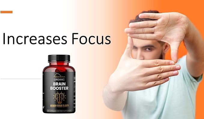 Bacopa, Organic Brain Booster, Nootropic Brain Supplement, Bacopa Monnieri/Brahmi, for Mental Sharpness, Focus, Memory, and Cognitive Wellness, 120 Capsules 500mg, 2 Month Supply
