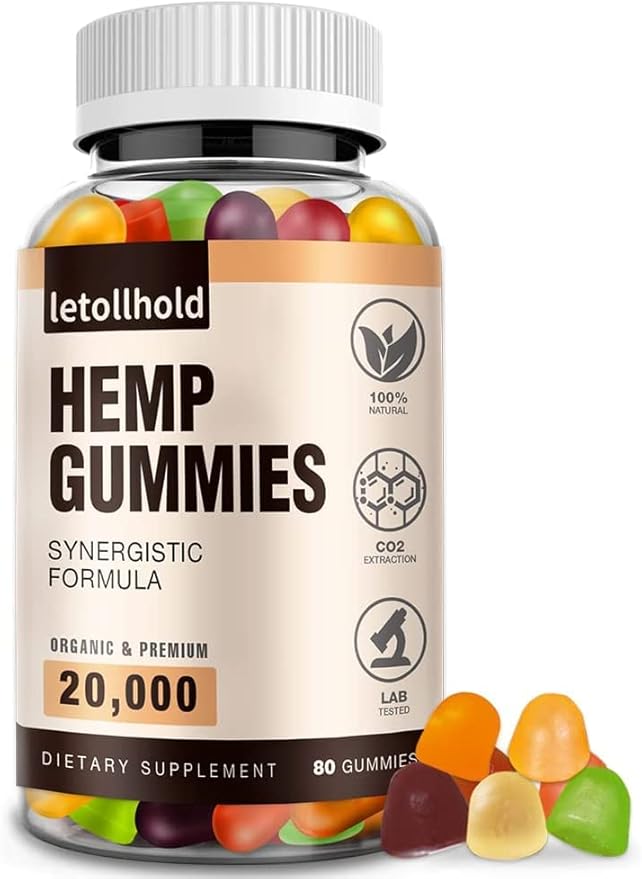 Rich in Omega 3 6 9 Gummies Hemp Essential Fruit Gummy