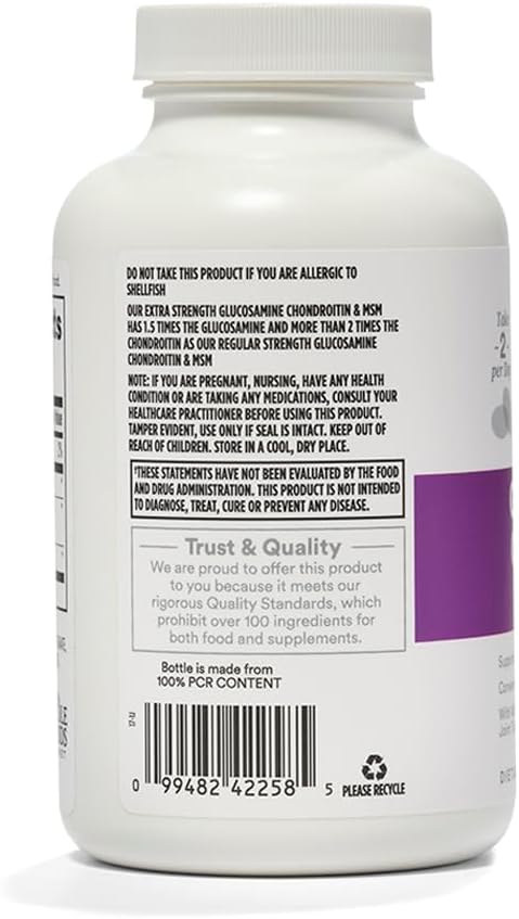 365 by Whole Foods Market, Glucosamine Chondroitin MSM 2X Strength, 120 Tablets