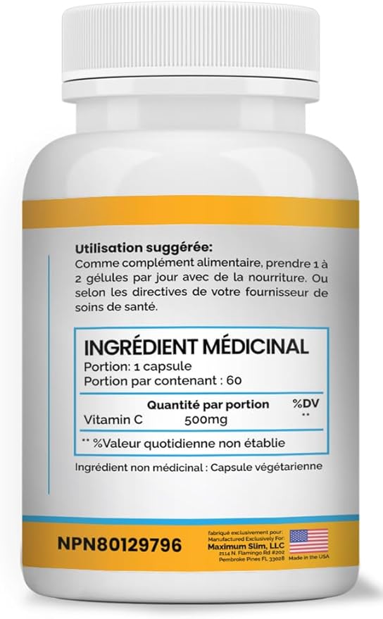 Liposomal Vitamin C Capsules - Enhanced Absorption, 60 Count