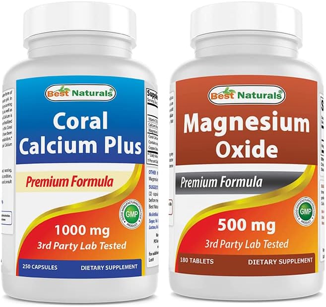 Coral Calcium Plus 1000 mg & Magnesium Oxide 500 mg