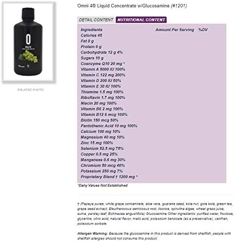 Omni IV with Glucosamine and Co-Q10, 32 oz