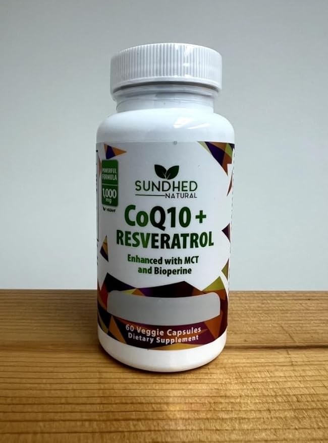 CoQ10 Powerful Antioxidant (Capsules Coq10+Resveratrol)