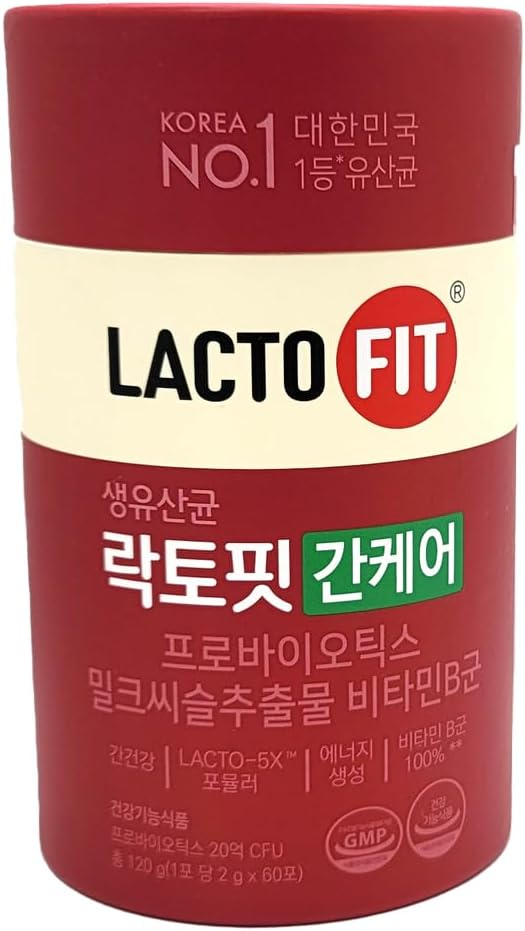 Lactofit Liver Care Supplement 2g x 60 Powder Stick 락토핏 간케어 생유산균