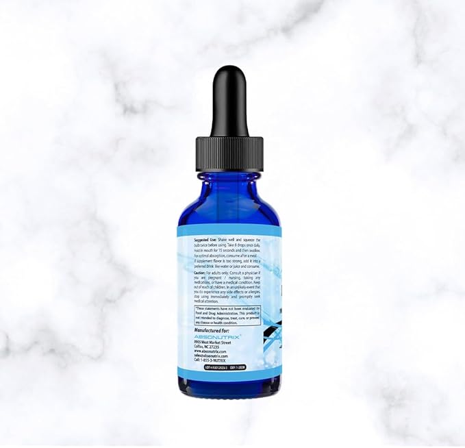 Absonutrix DandeLeaf, 390 mg, 4 FL OZ Liquid, 302 Servings, Made in USA, Potent Plant-Based Ingredients, Artichoke Leaf, Dandelion Root Extract, Gluten-Free, Non-GMO, GMP Certified