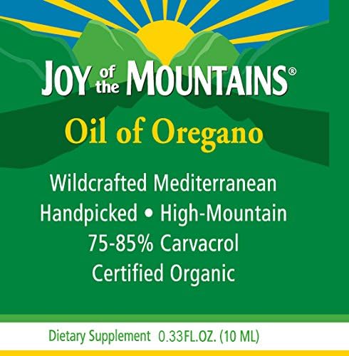 100% Wild Organic Oregano Oil - 10ml / 0.33 OZ