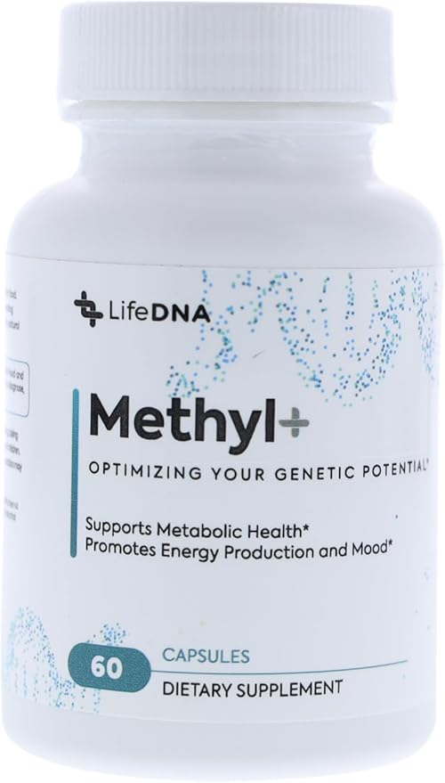 Methyl+ Methylated Multivitamin Complex with Methylfolate & TMG for Optimized Homocysteine, Brain, Cardiovascular & Neurotransmitter Support