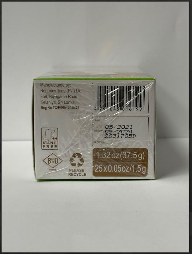 HYLEYS Tea Garcinia Cambogia Green Tea 5 Flavors Assortment - 25 Tea Bags