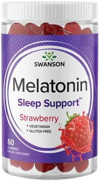 Swanson MELATONIN GMMY STRWBRRY 2.5MG 60GMMY