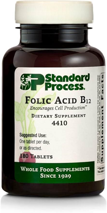 Standard Process Inc. Folic Acid B12-180 Tablets