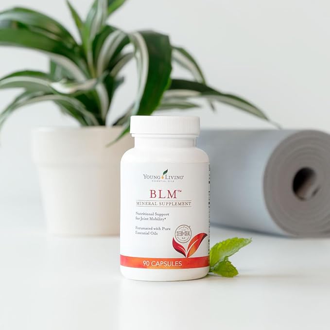 Young Living BLM Capsules 90 Capsules Essential Oils - Mineral Supplement - Nutritional Support - Glucosamine Sulfate - Collagen - Manganese Citrate