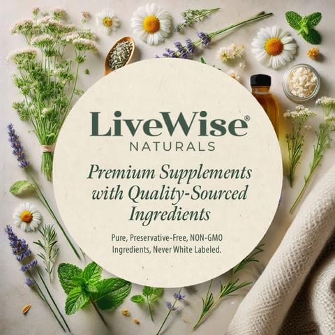 LiveWise Naturals DHA Omega-3 Liquid Drops, Suppplement for Infants and Toddlers, Vegan-Friendly, Great-Tasting Omega-3 Supplement with Pure Orange Oil, Promotes Healthy Brain, Eyes, and Body Defense