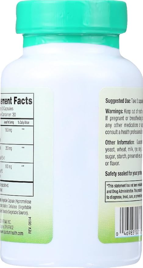 Quantum Health, Super Immune Vegetarian Capsule, 90-Count Packages (Pack of 2)