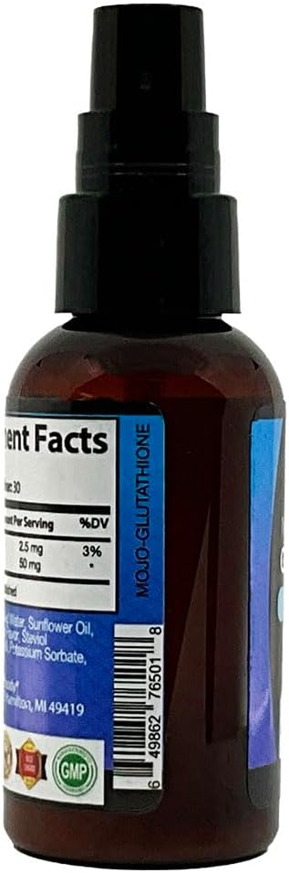 Nano Glutathione 2oz Spray Bottle: Elevate Your Health with 100% Absorption Ultra Nanotechnology Glutathione Master Antioxidant