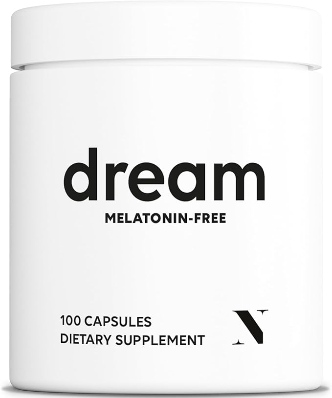 Newt's Sleep Aid | Magnesium Threonate, Apigenin & Theanine | Natural Melatonin-Free Non-Habit Forming Sleeping Pills for Deep Sleep Super Calm & Stress Relief | 100 Capsules for All Ages | Dream