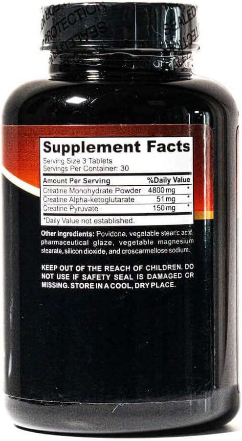 Super Premium Tri-Phase Creatine a Combination of Three Types of creatine for Maximum Results Without All The Negatives
