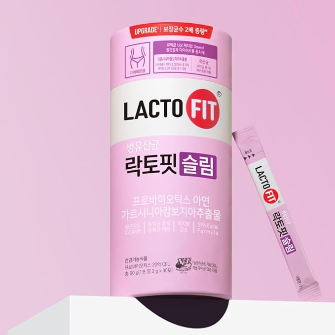 KOREAC_ Lacto-Fit Probiotics Slim 2 Billion CFU 2g X 60 Stick Packets