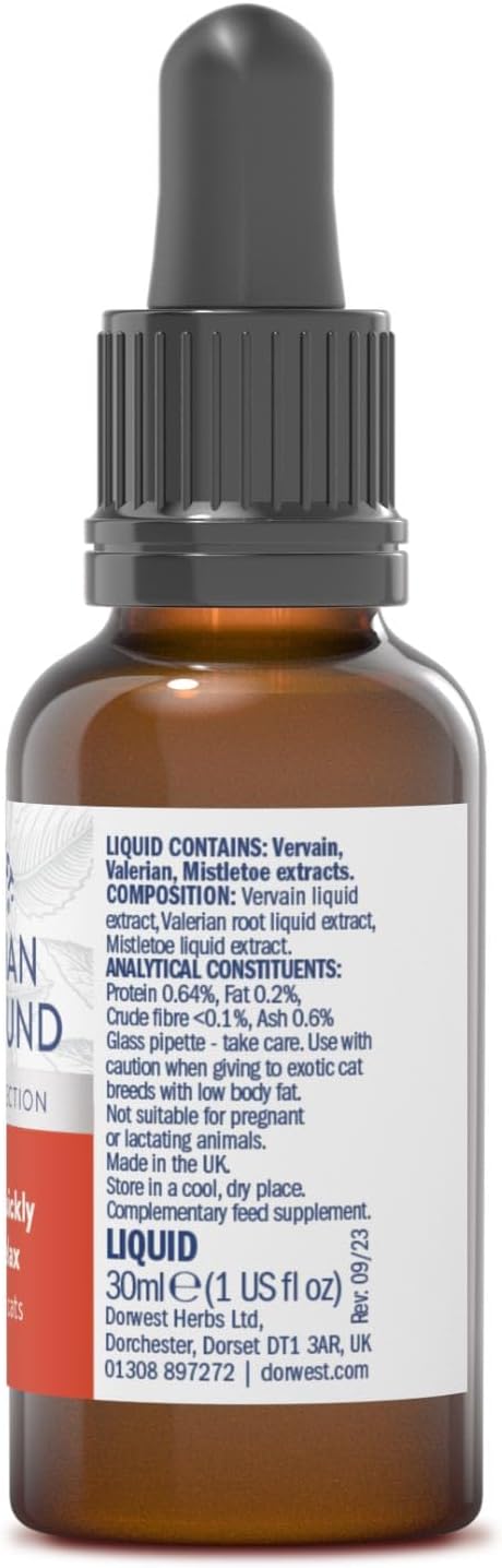 Organic Valerian Compound for Dogs and Cats 30 ml