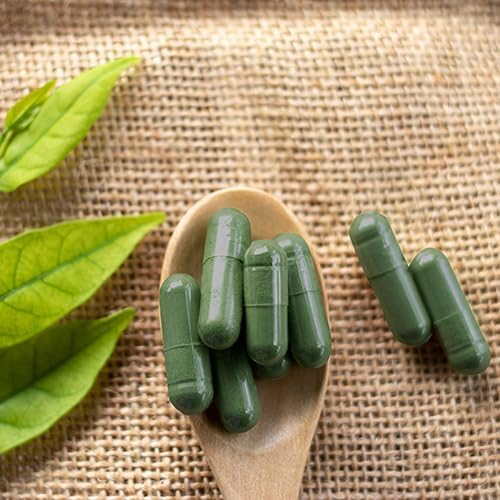 USDA Organic Spirulina Capsules - 100% Pure Vegan Supplement, Non-GMO, Gluten-Free, Chemical-Free, (720)