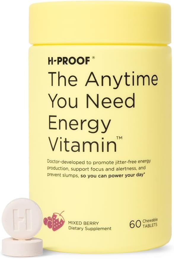 Bundle & Save, The Anytime You Drink Vitamin, 40 Chewable Tablets (20 Servings), Black Cherry & The Anytime You Need Energy Vitamin, 60 Chewable Tablets (30 Servings), Mixed Berry