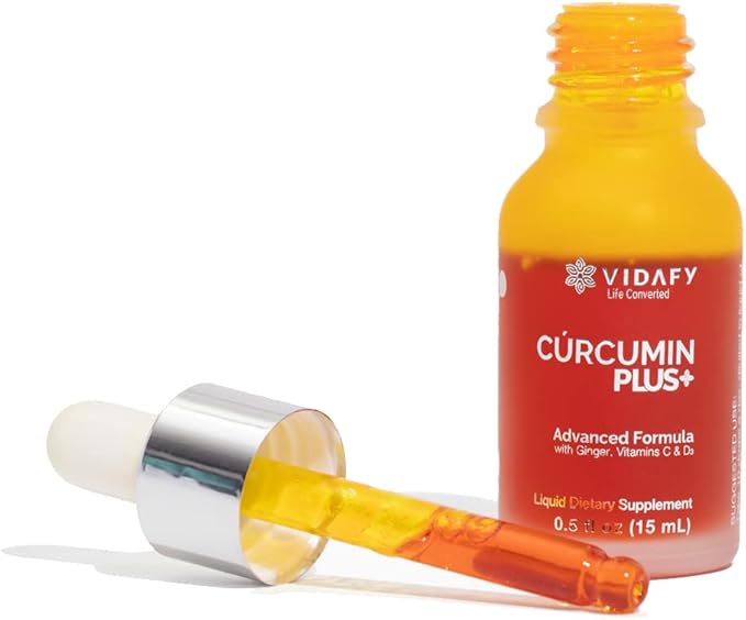 Turmeric Curcumin Plus with BioMS - Pack of 3 Liquid Drops Curcumin Supplements