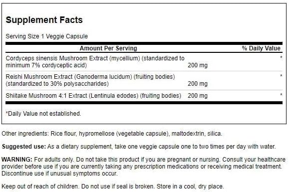 Swanson Cordyceps Complex 60 Veg Capsules