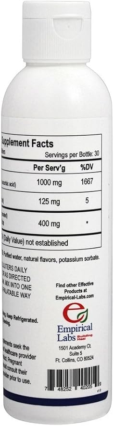 Liposomal Vitamin C Highest Absorption to Cells 96% Includes Proper Amount of Phosphatidyl Choline (PC)