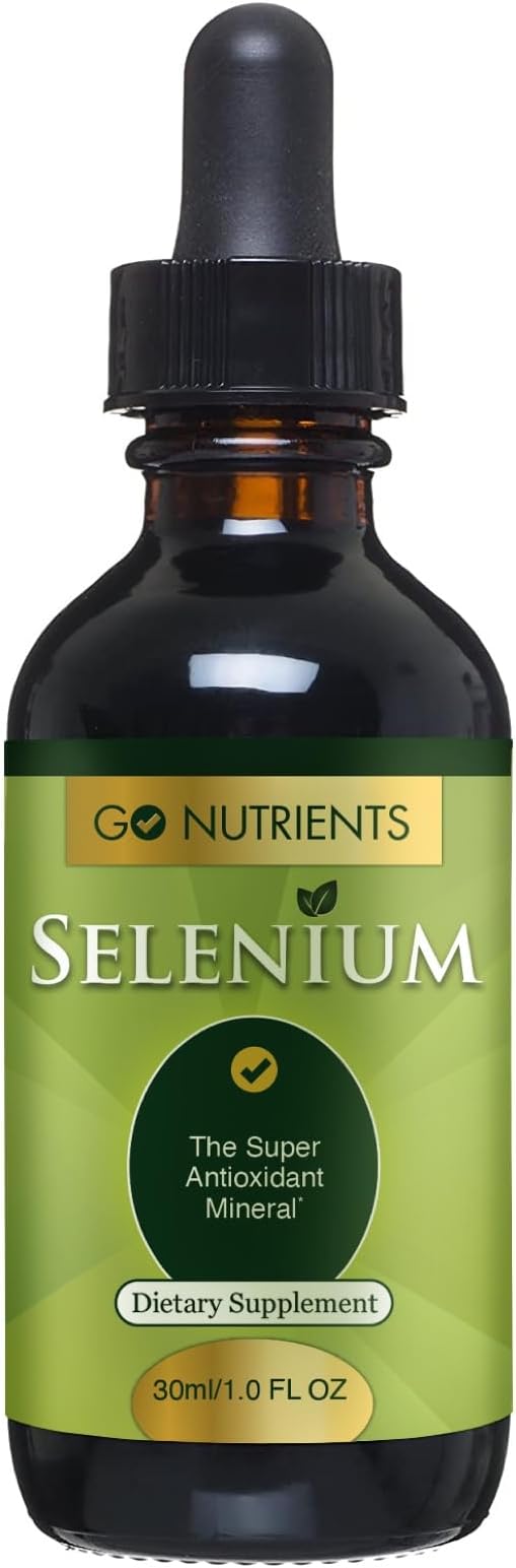 Go Nutrients Thyroid Support Bundle - Iodine Edge, Selenium, Thyroid Support – Promotes Thyroid Health, Energy and Vitality Boost, Cognitive Function & Immune Defense, Liquid Drops for Men & Women