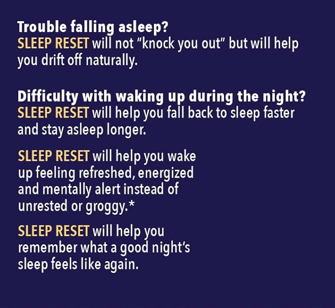 Regen HF Sleep Reset | Natural Sleep Aid Supplement | No Melatonin | Made in The USA