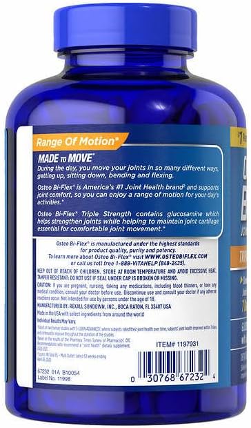 Osteo Bi-Flex Triple Strength, 200 Tablets