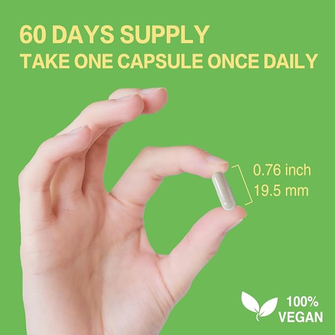 Lovita Odorless Garlic Extract, 50mg 100:1 Concentrate, High Potency, 1.25% Allicin, Gluten-Free, Supports Immune & Cardiovascular Health, 60 Vegan Capsules, 2 Month Supply