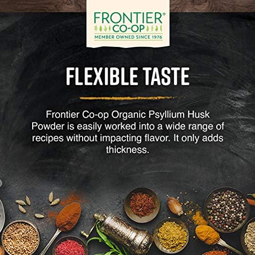 Frontier Co-op Organic Psyllium Husk Powder 1lb