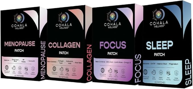Collagen Patch (60 Day Supply) - Collagen Type 1, Hyaluronic Acid, Aloe Vera - 60 Patches