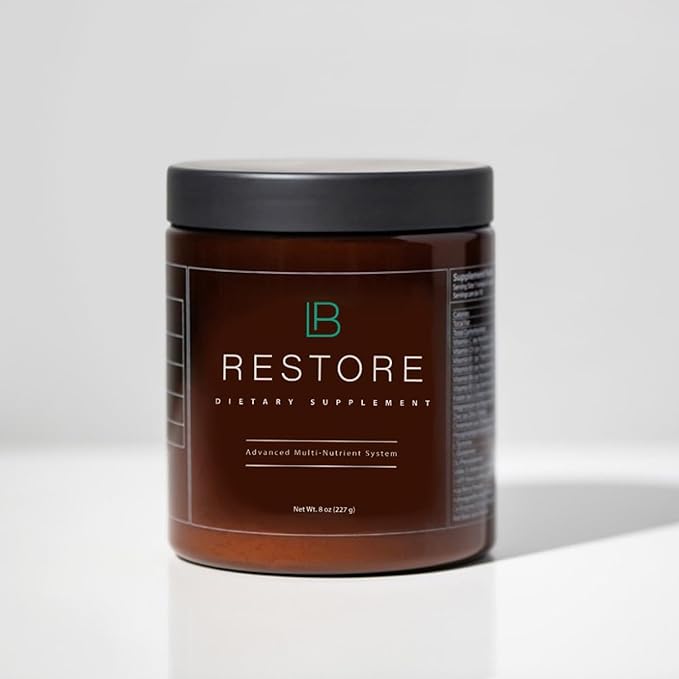 Restore Advanced Multi-Nutrient System Pure Powder Formula - 30 Day Balance Supplement - Contains Powerful Antioxidants, Minerals, Essential Amino & Fatty Acids